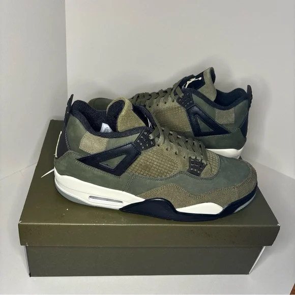 Jordan 4 SE Retro Low Craft “Olive” Men 11.5